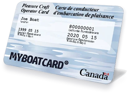 Get a canadian boat license