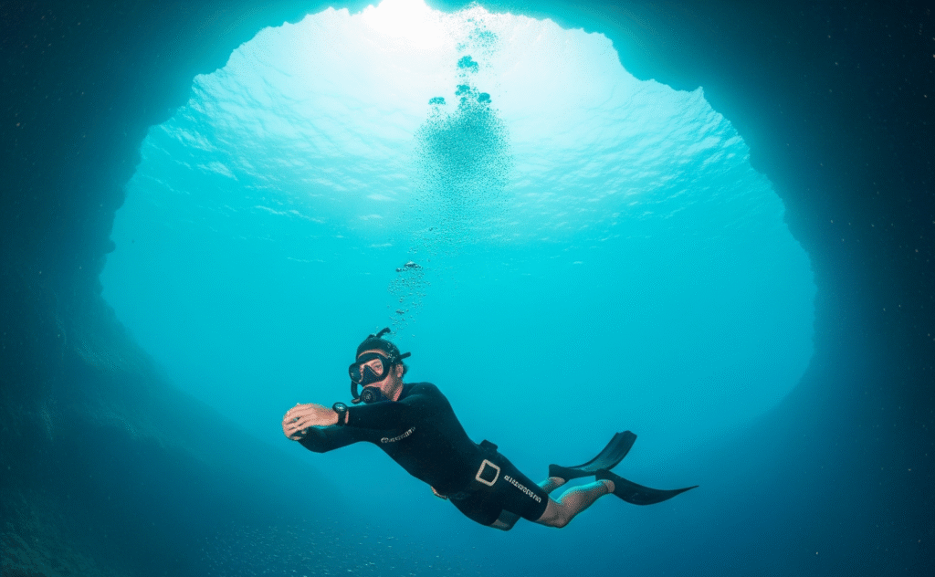 A Crewed Charter to Deans Blue Hole in the Bahamas