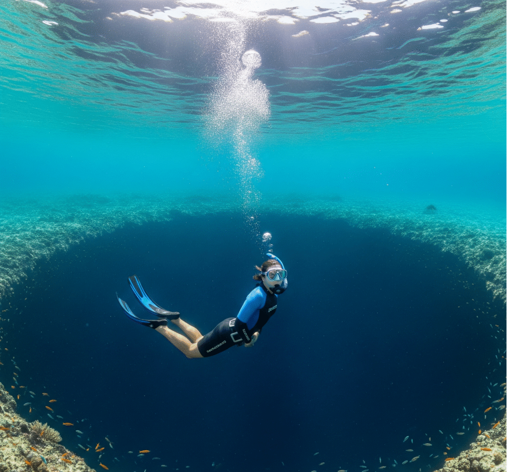 Ready for the Journey of a Lifetime and book a crewed charter to Deans Blue Hole in the Bahamas?