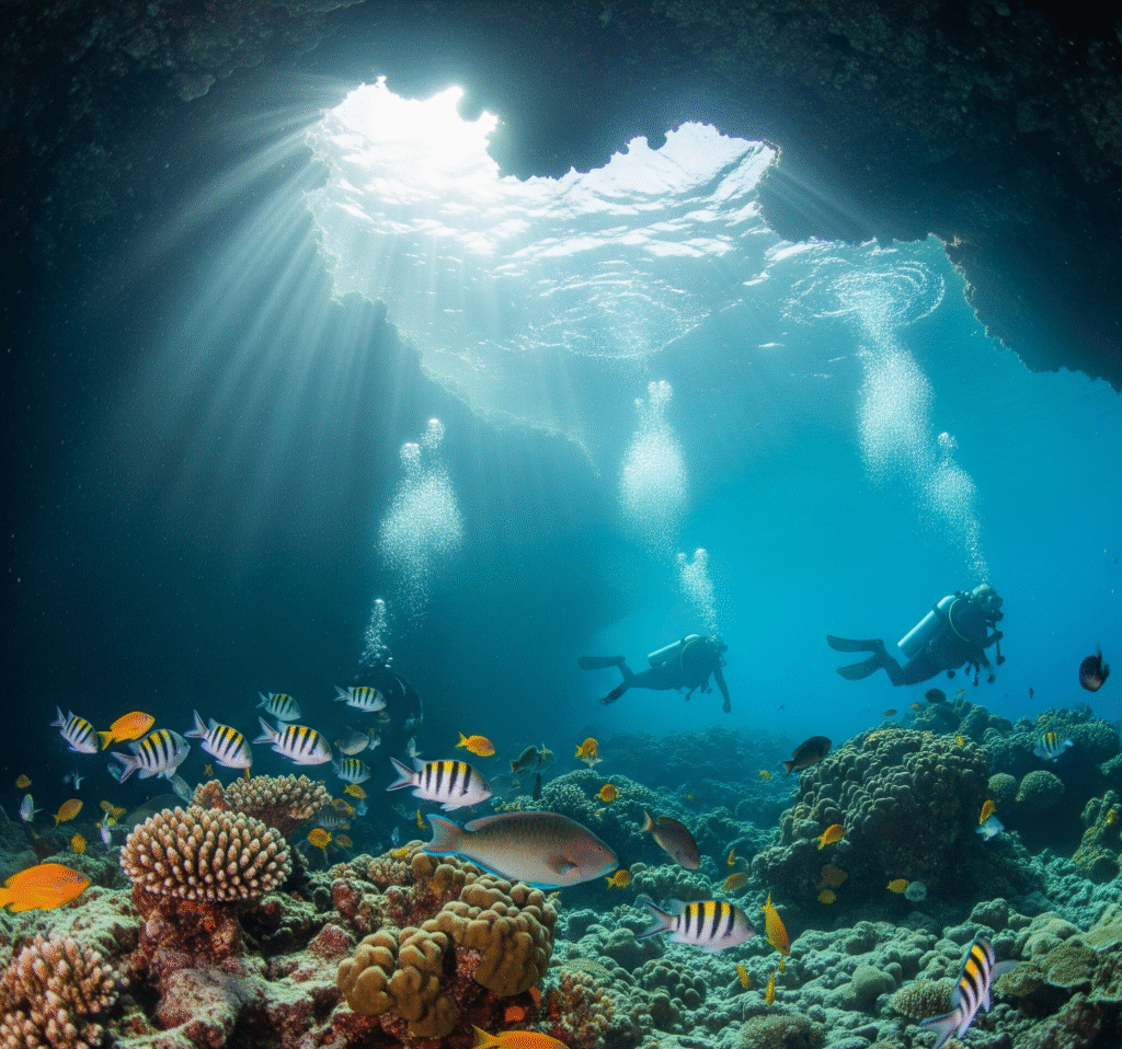 Thunderball Grotto is part of the Top 10 Most Beautiful Destinations in the Bahamas