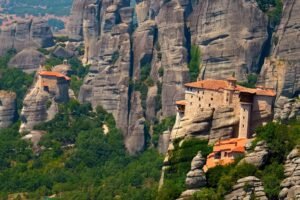 Top 10 Photo Spots in Greece from a Catamaran meteora monastery greece