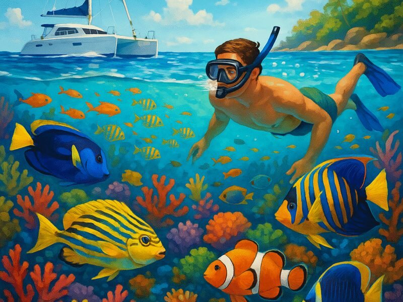 Top 10 Things to Do on a Catamaran Holiday in Greece - Experience snorkeling adventures with vibrant marine life.