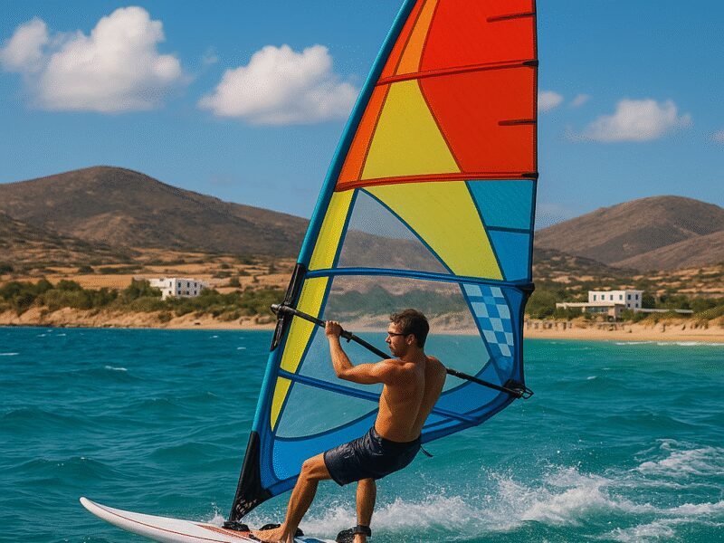 Top 5 Greek Islands for Adventure Activities on a Catamaran - Paros is known for its excellent windsurfing opportunities.