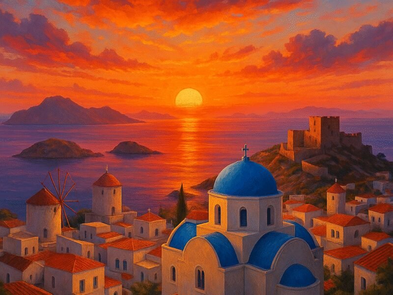 Top 5 Greek Sailing Routes for Catamaran Holidays 2025 - The Dodecanese islands provide a beautiful blend of cultures.