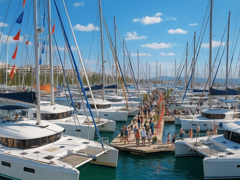 Top 5 Marinas in Greece for Catamaran Sailing - Alimos Marina in Athens, a hub for sailing enthusiasts.