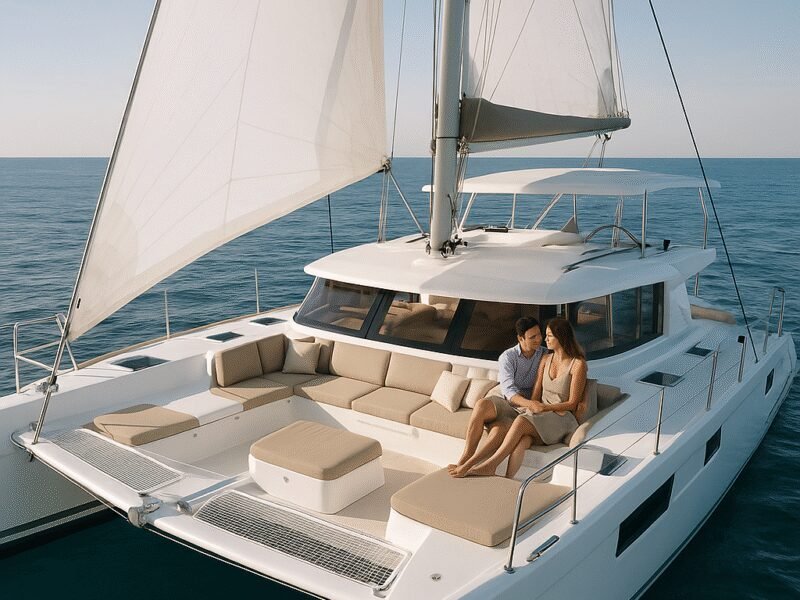 Top 5 Tips for Couples Sailing a Catamaran in Greece - Choosing the right catamaran ensures a comfortable sailing experience.