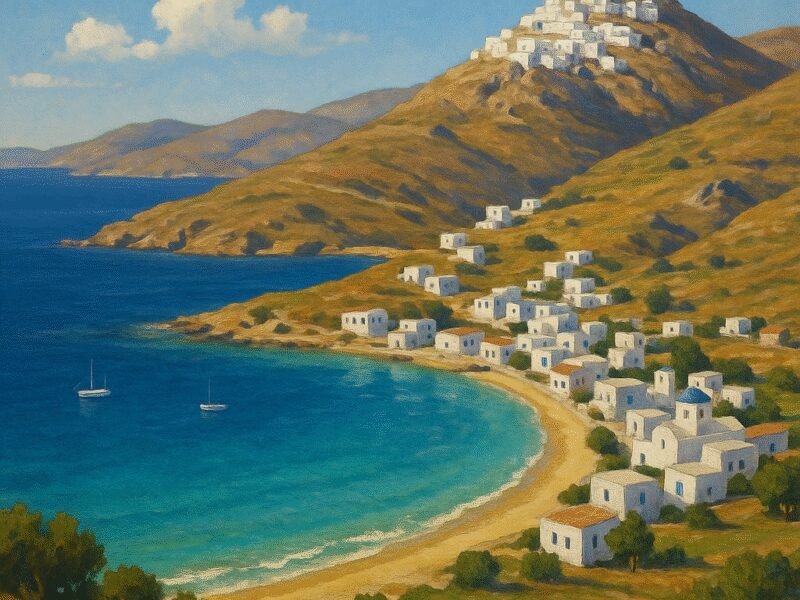Best Quiet Islands in Greece for Yacht Charters – Serifos: A Hidden Jewel of the Cyclades, known for its stunning beaches and tranquil atmosphere.