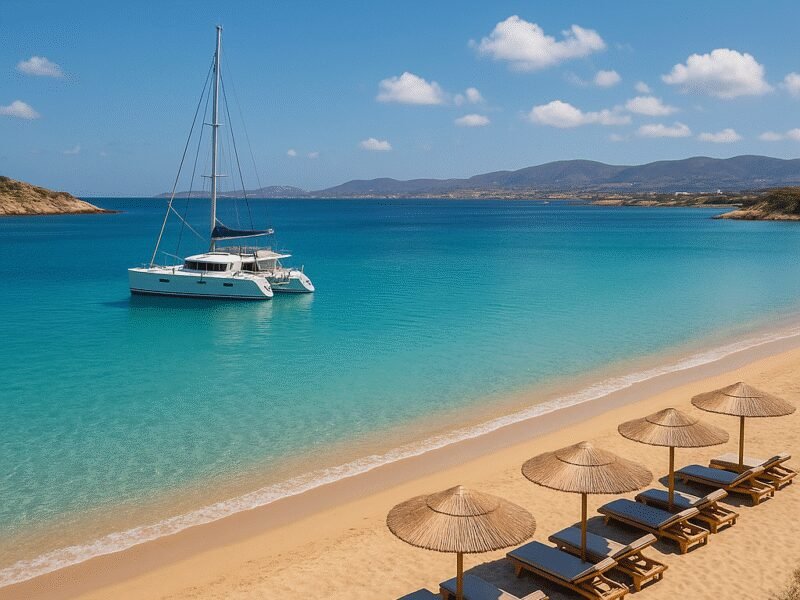 Top 10 Islands to Visit on a Catamaran Holiday in Greece 2025 – Paros: The Quintessential Greek Island, known for its beautiful beaches and vibrant culture.