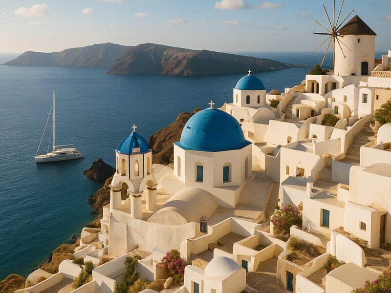 Top 2-Week Yacht Charter Itineraries in Greece – Itinerary 1: The Enchanting Cyclades - Explore the breathtaking islands with charming villages and serene beaches.