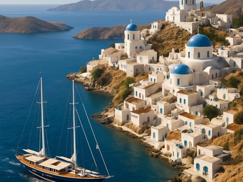 Top 2-Week Yacht Charter Itineraries in Greece – Itinerary 2: The Majestic Dodecanese - Discover the breathtaking landscapes and rich history of the Dodecanese islands.