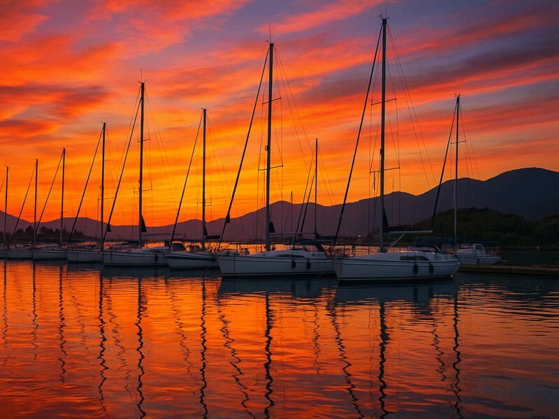 Top 5 Marinas in Greece for Catamaran Sailing - Lefkas Marina offers breathtaking views and excellent facilities.