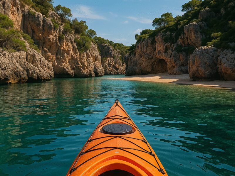 Top Water Activities on a Crewed Yacht Charter in Greece - Kayaking through stunning hidden coves.