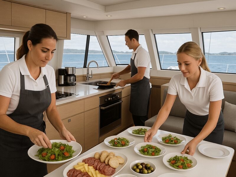Why Choose a Crewed Catamaran in Greece - Experience exceptional service with a professional crew.
