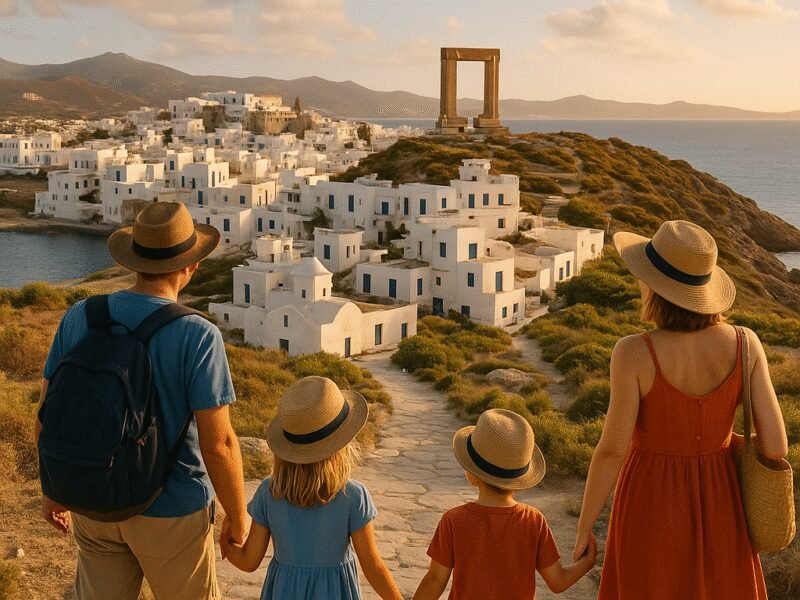 Best Greek Islands for Families on a Crewed Catamaran – Naxos: The Largest and Most Family-Oriented Island - An ideal destination for family adventures.