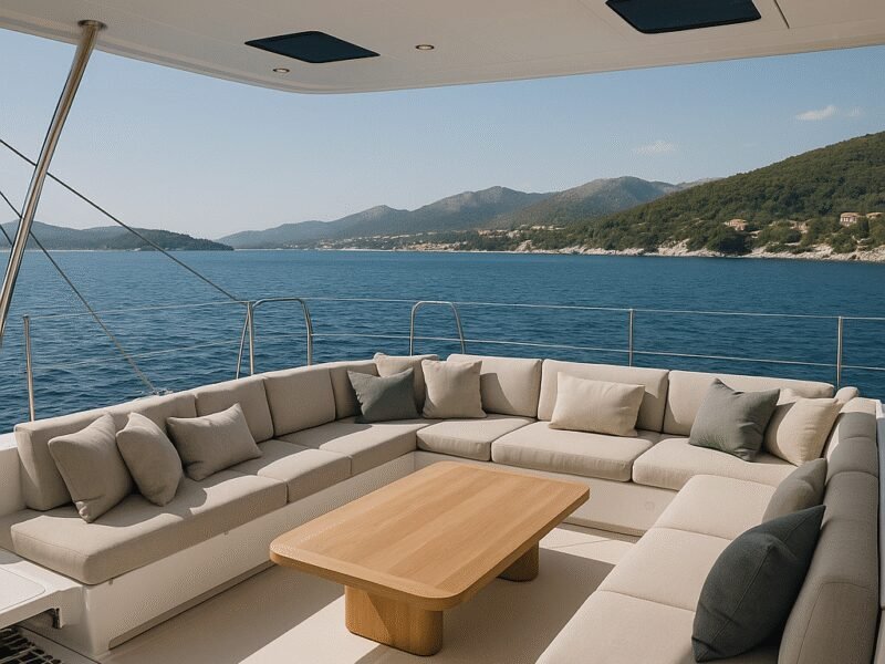 Best Luxury Catamaran Charters in Croatia - Experience the luxury and comfort on deck.