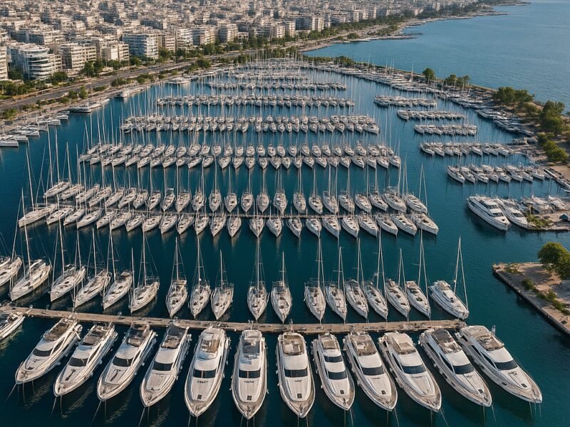 Best Marinas in Greece for 2025 Yacht Charters - Alimos Marina in Athens is a popular destination for yacht charters.