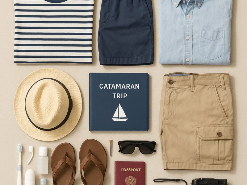 Packing List for a Crewed Catamaran Holiday in Greece: Essential personal items for your journey.