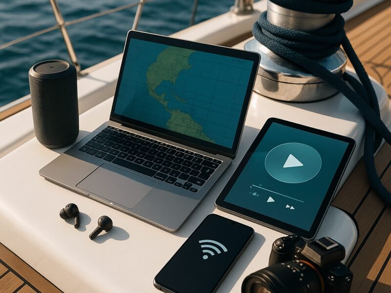 Packing List for a Crewed Catamaran Holiday in Greece - Electronics for staying connected on your trip.