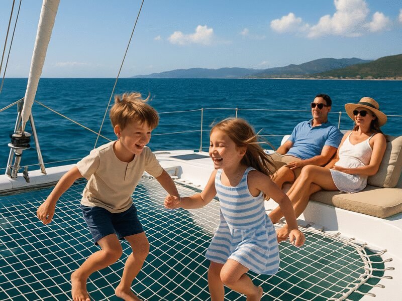 The Finest Greek Catamarans for Family Holidays - Families can enjoy quality time together on board.