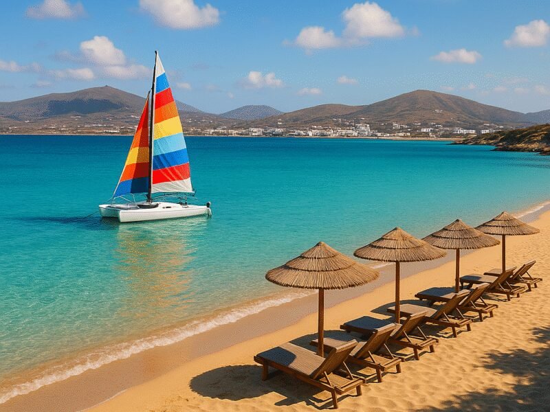 Top 10 Islands to Visit on a Catamaran Holiday in Greece 2025 - Paros offers beautiful beaches ideal for sailing.