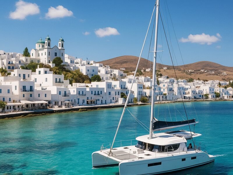 Top 10 Islands to Visit on a Catamaran Holiday in Greece 2025 - Paros offers stunning scenery and vibrant culture.