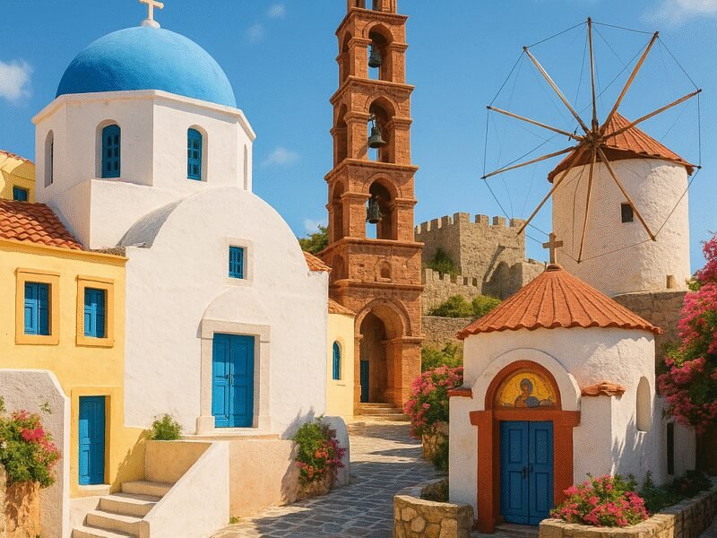 Top 5 Greek Sailing Routes for Catamaran Holidays 2025 - The Dodecanese is a blend of cultures.
