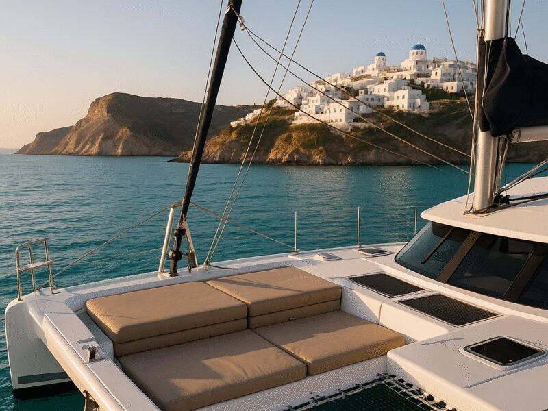 Yachting Greece: The Best Luxury Catamarans - Enjoy breathtaking views of Greek islands from your catamaran.