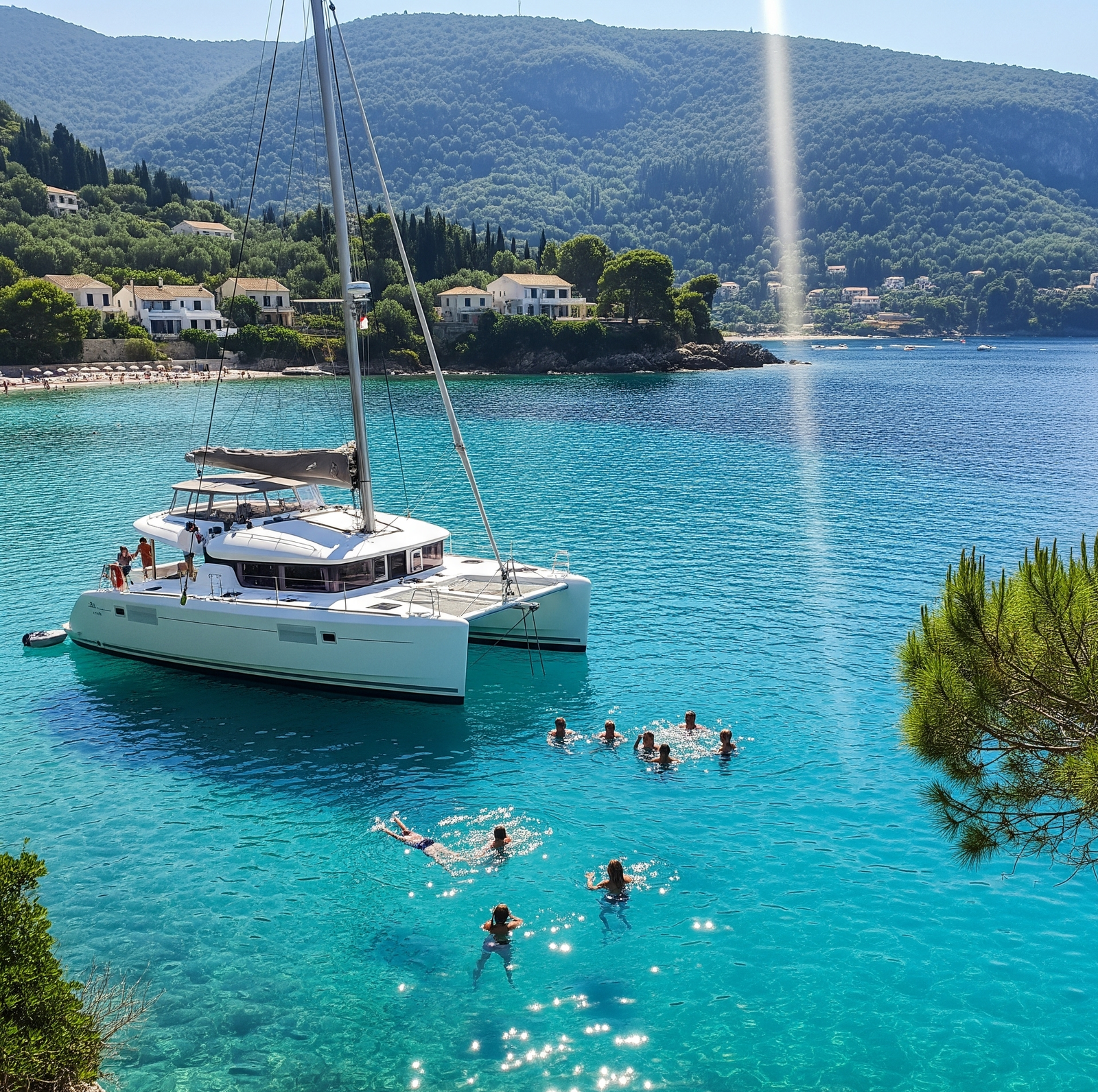 Corfu catamaran charter primacharter