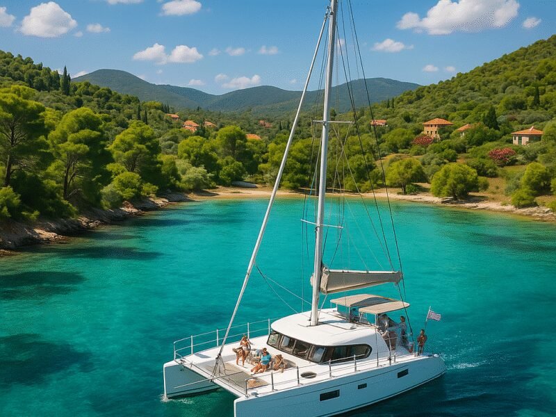 Best Greek Islands for Families on a Crewed Catamaran