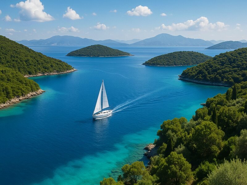 Top 7-Day Sailing Routes in the Ionian Islands