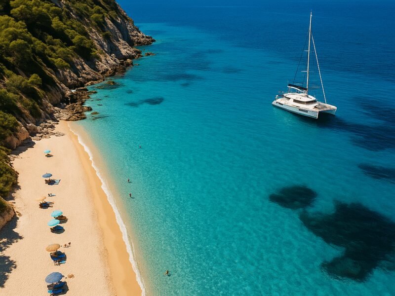 Top 10 Beaches in Greece Accessible by Catamaran